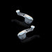 1966 - 1972 Chevelle / Nova Custom Chrome Window Cranks Set, 3-3/4 Inch, Pair, Angle 2