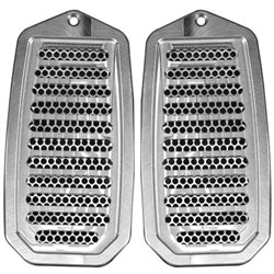 1970 - 1972 Chevelle Custom Billet Aluminum Door Jamb Louver Vents, Choice of Finish
