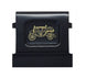 1967 Deluxe Style Stainless Seat Belt Buckle Push Button Insert, Gold Stagecoach, Each