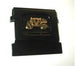 1967 Deluxe Style Stainless Seat Belt Buckle Push Button Insert, Gold Stagecoach, Each, Angle 2
