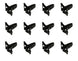 Chevelle and Nova Headliner Metal Tack Strip Mounting Bracket Hardware Clips Set, 12 Piece Kit