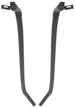 1968 - 1972 Nova Door Jamb Windlace Trims, Black, Pair, OE Style