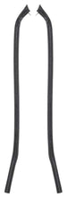 1968 - 1972 Nova Door Jamb Windlace Trims, Black, Pair, OE Style, Angle 3
