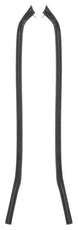 1968 - 1972 Nova Door Jamb Windlace Trims, Black, Pair, OE Style, Angle 3
