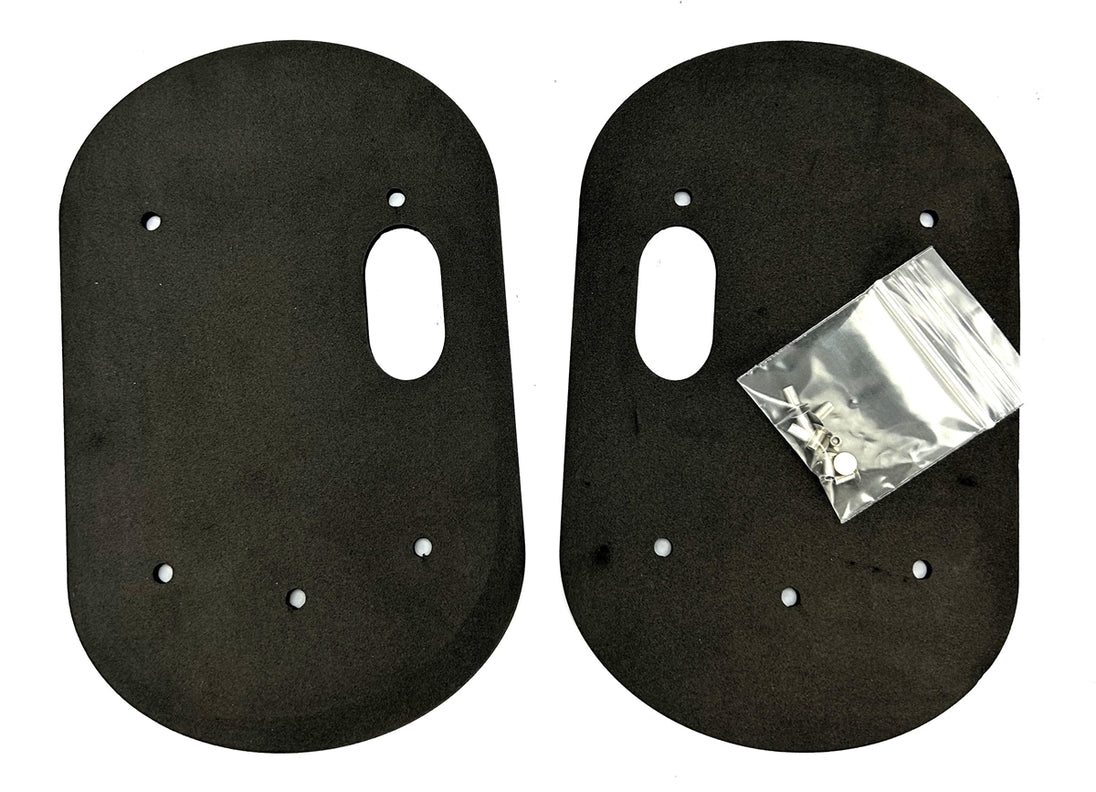 1969 - 1972 Nova Non-Air Kick Panel Door Flapper Seals Set with Rivets