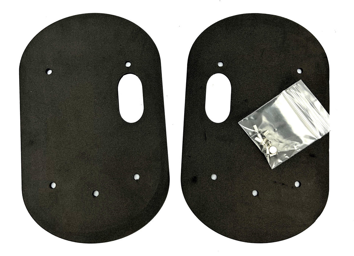 1969 - 1972 Nova Non-Air Kick Panel Door Flapper Seals Set with Rivets