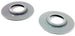 1964 - 1972 Chevelle and Nova Window Crank Handle Washer / Escutcheons, Door Panel Protection, Correct Gray Plastic, Pair