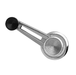 1964 - 1967 Custom Two Bar Window Crank Handle, Black Knob, Each