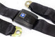 1968 - 1972 Rear Standard Seat Belt with Blue and Silver Starburst Push Button, Each