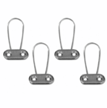 1968 - 1971 Roof Shoulder Seat Belt Retainer Wire Clips Set, 4 Pieces