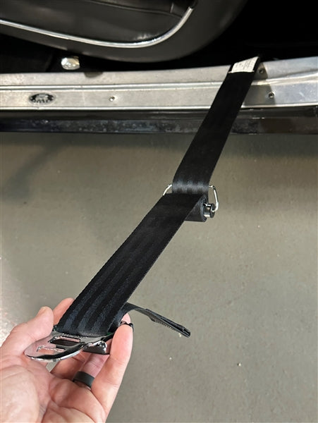 Chevelle or Nova Seat Belt Retractor Roller Set, Pair, Angle 3