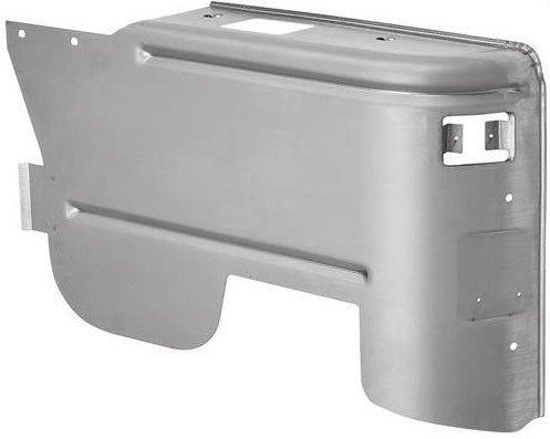 the new 1968 - 1972 Chevelle Rear Lower Convertible Arm Rest Ashtray Metal Side Panel