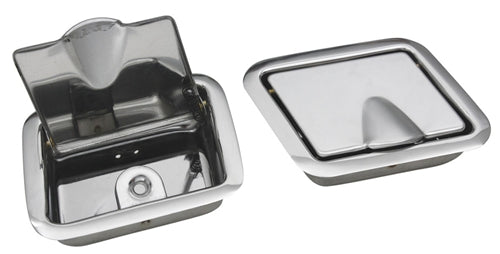 1964 - 1967 Chevelle Rear Arm Rest Ash Trays, 2 Door Hardtop, Pair
