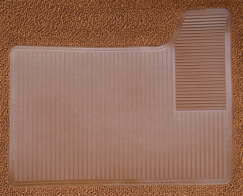 1968 - 1972 Chevelle Molded Floor Carpet, OE Style 80/20 Loop with Standard Backing, All Models Except 4-Speed Ben, Angle 3