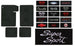 a 1964 - 1967 Chevelle Custom Embroidered Carpeted Floor Mats Set with Choice of Logos and Colors, 4 Piece
