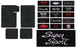 a 1964 - 1967 Chevelle Custom Embroidered Carpeted Floor Mats Set with Choice of Logos and Colors, 4 Piece