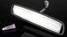 Interior Rear View Mirror Assembly, Stainless Steel Backing with Arm, Angle 2