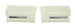 1966 Chevelle Convertible Rear Upper Side Panels, Colors, Pair, Angle 2