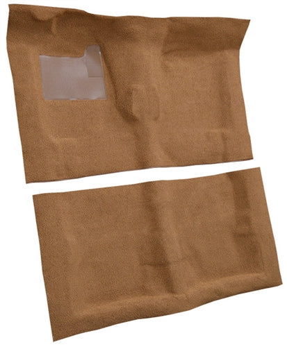 1968 - 1972 Chevelle Molded Floor Carpet, OE Style 80/20 Loop with Standard Backing, 4-Speed Bench Seat Models