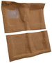 1968 - 1972 Chevelle Molded Floor Carpet, OE Style 80/20 Loop with Standard Backing, 4-Speed Bench Seat Models