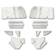 1968 - 1972 Chevelle Door and Inner Quarter Panel Insulation and Sound Dampening Kit