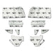 1968 - 1972 Chevelle Door and Inner Quarter Panel Insulation and Sound Dampening Kit, Angle 2