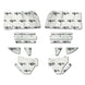 1968 - 1972 Chevelle Door and Inner Quarter Panel Insulation and Sound Dampening Kit, Angle 2
