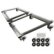 1966 - 1972 Chevelle with Factory Bench Seat to CUSTOM SPORT MOD Bucket Seats Mounting Brackets, Pair, Angle 2