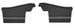 1970 Chevelle Interior Rear Side Panels, Pre-Assembled, Convertible, Pair