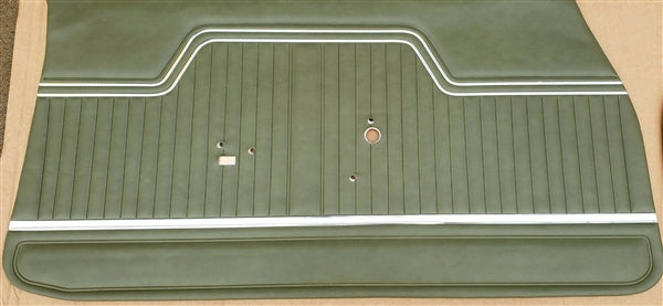 1971 - 1972 Chevelle Front Door Panels, Assembled, 2 Door Coupe & Convertible, Pair, Angle 3