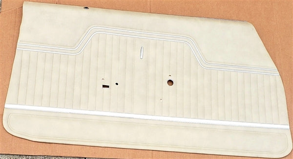 1971 - 1972 Chevelle Front Door Panels, Assembled, 2 Door Coupe & Convertible, Pair, Angle 4