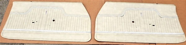 1971 - 1972 Chevelle Front Door Panels, Assembled, 2 Door Coupe & Convertible, Pair, Angle 6