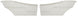 1971 - 1972 Chevelle Rear Side Upper Panels, Assembled, Hardtop Coupe, Pair