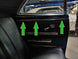 1964 - 1967 Chevelle Upper Top Side Panel Chrome Trim Retainer Moldings, REAR Hardtop Pair