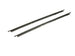 1964 - 1967 Chevelle Upper Top Side Panel Chrome Trim Retainer Moldings, REAR Hardtop Pair, Angle 2