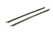 1964 - 1967 Chevelle Upper Top Side Panel Chrome Trim Retainer Moldings, REAR Hardtop Pair, Angle 2