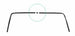 1966 - 1967 Chevelle Interior Rear Headliner Trim Molding Clip, Rear Center, Angle 2