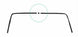1966 - 1967 Chevelle Interior Rear Headliner Trim Molding Clip, Rear Center, Angle 2