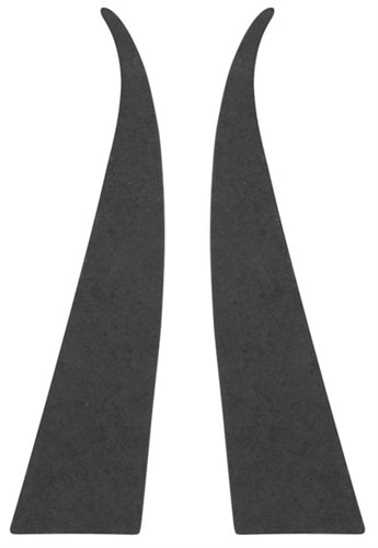 1966 (Early Production) Chevelle Headliner Sail Panel Boards, (Not Covered), Two Door Hardtop, Pair