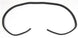1968 - 1972 Chevelle REAR Headliner Trim Molding, 2 Door Hardtop, Angle 3