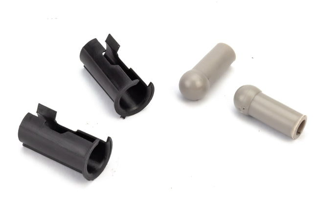 1964 - 1972 Chevelle Sunvisor Tips and Bushings Set, 4 Pieces