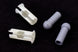 1964 - 1972 Chevelle Sunvisor Tips and Bushings Set, 4 Pieces, Angle 2