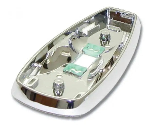 Center Roof Dome Light Base Chrome Bezel