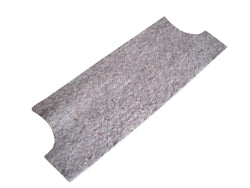 1968 - 1972 Chevelle Rear Seat To Trunk Divider Board Insulation, Coupe - Hardtop