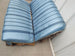 1965 - 1967 Chevelle Convertible Rear Back Seat, Original GM Used, Angle 12