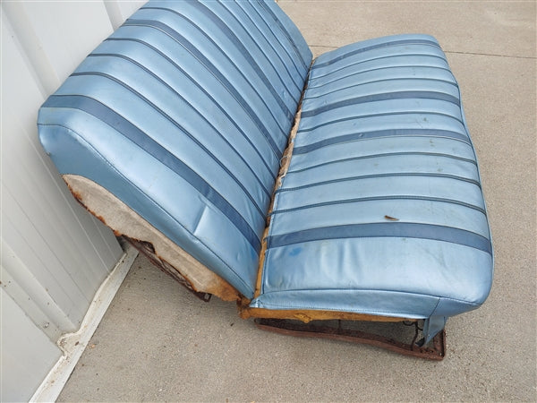 1965 - 1967 Chevelle Convertible Rear Back Seat, Original GM Used, Angle 13