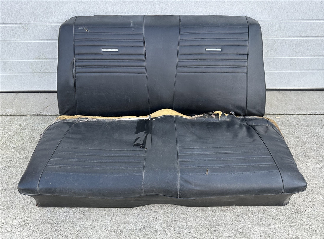 1965 - 1967 Chevelle Convertible Rear Back Seat, Original GM Used