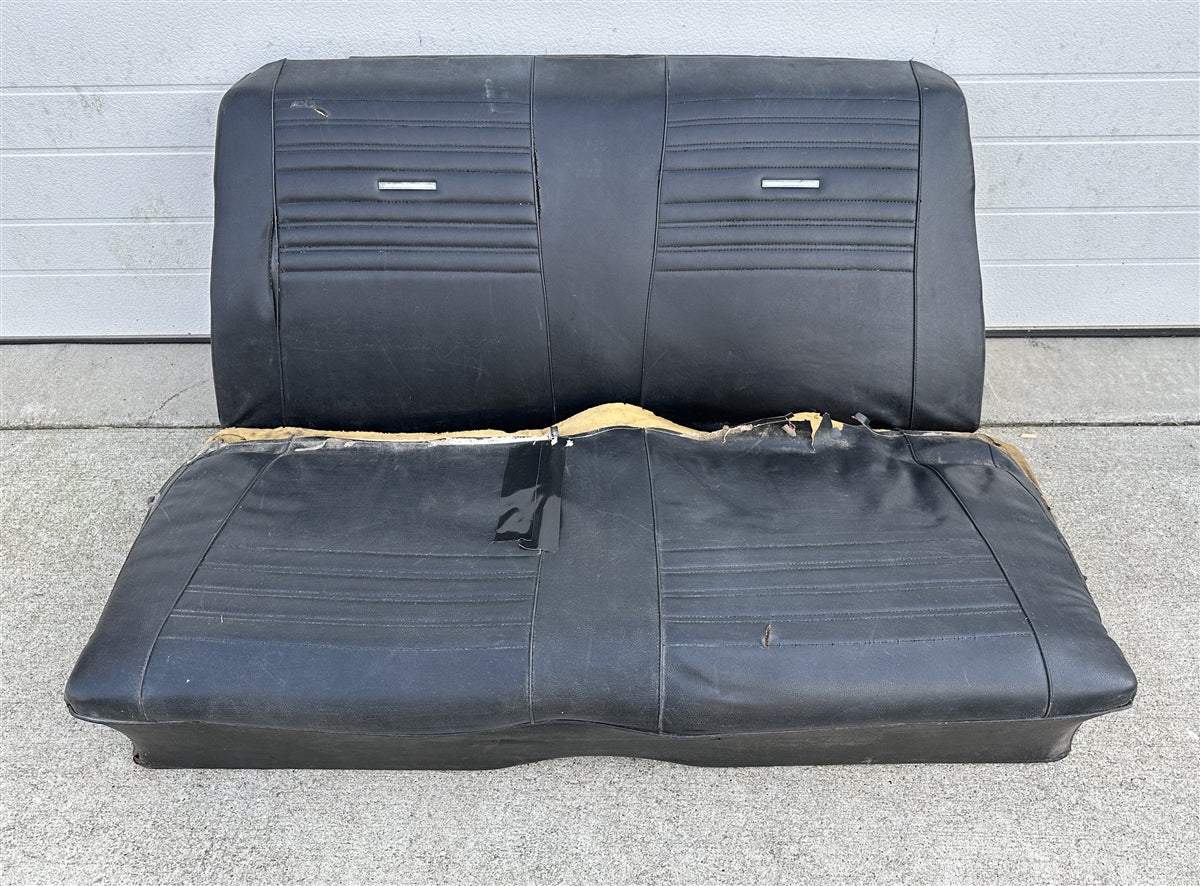 1965 - 1967 Chevelle Convertible Rear Back Seat, Original GM Used