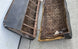 1965 - 1967 Chevelle Convertible Rear Back Seat, Original GM Used, Angle 8