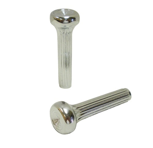 1968 - 1972 Chevelle and Nova Door Lock Knobs, Heavy Show Chrome Plated, Pair